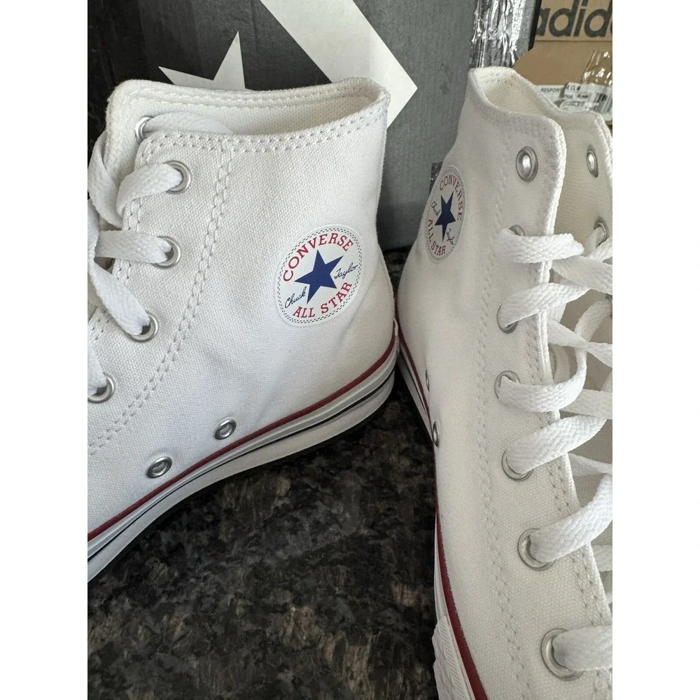 NEW Converse Chuck Taylor All Star Lift Hi 272856F White Canvas Size 5 NWB Shoes